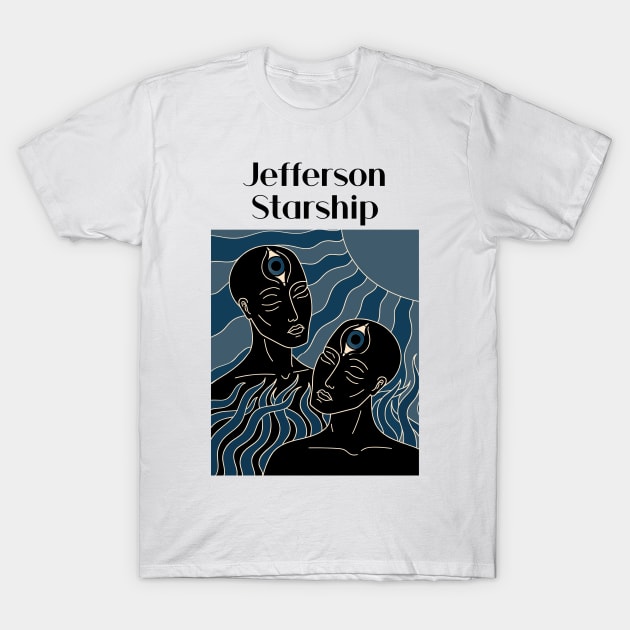 The Dark Sun Of Jefferson Starship T-Shirt by limatcin